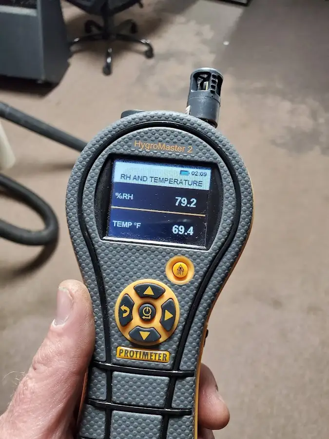 Moisture meter humidity assessment for Mold Remediation & Removal in Greenville